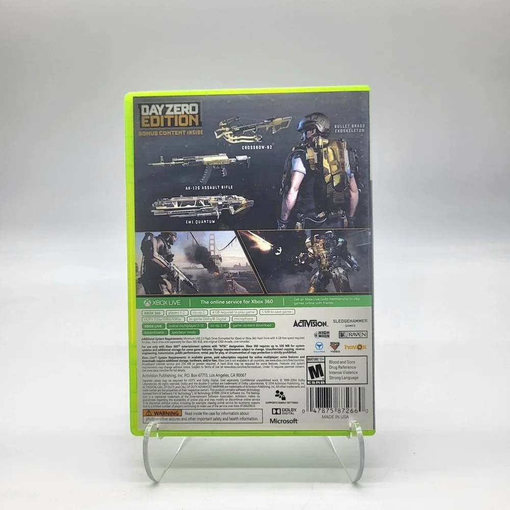 Used Lot Of Six (6) Xbox 360 Call Of Duty Games Various Years Of Release